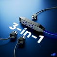 thumbnail image 2 of Extension Cord 6 ft, Extension Cord with Multiple Outlets, 16 Gauge (Blue) ETL Listed, 2 of 5