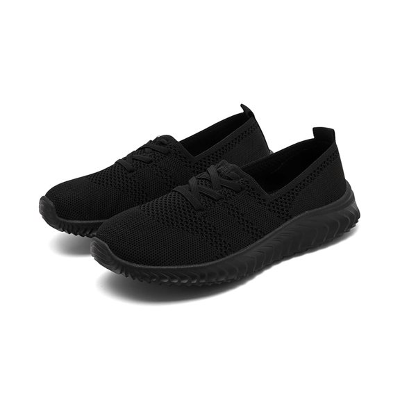 GLYGML Lightweight Walking Shoes Breathable Slip-On Casual Sneakers Non-Slip Durable Sole for Daily Commute and Walking
