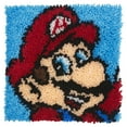 thumbnail image 4 of Nintendo Super Mario Latch Hook Kit by Dimensions, 12" x 12", for Ages 6 and Up, 4 of 5
