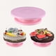 thumbnail image 2 of Inteprter Tocadiscos de plástico de 28cm para decoración de pasteles, giratoria antideslizante para decoración de pasteles, soporte Herramientas y accesorios para hornear Rosado, 2 of 6