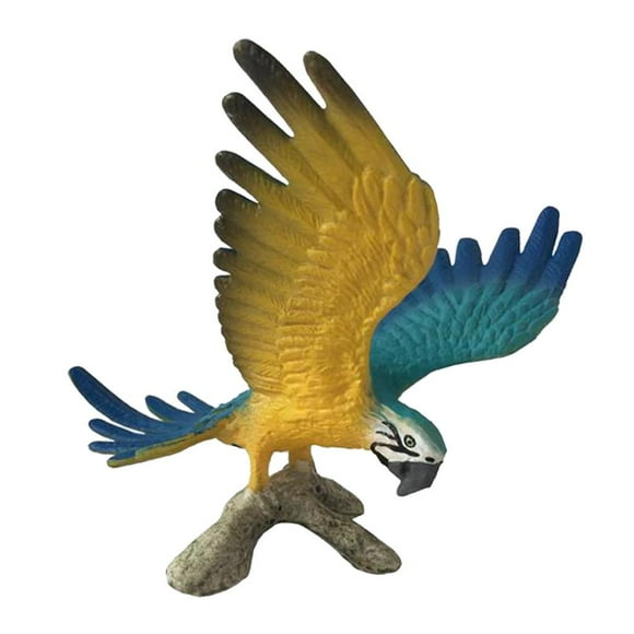Estatuilla de Pájaro Shamjiam Guacamayo Ornamento micro paisaje