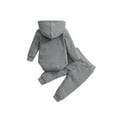 thumbnail image 3 of Thorn Tree Newborn Unisex Baby Clothes Set Hooded Long Sleeve Bodysuit Stretchy Pants Girl Boy Cotton Ribbed Outfits Fall Winter, 3 of 10