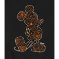 thumbnail image 3 of Disney - Mickey Silhouette Orange Spider Web - Men's Crew Fleece Sweatshirt, 3 of 5