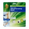 Duck Heavy-Duty White Rubber Weatherstrip Door and Window Seal, Large Gap, .38 in. x .25 in. x 17 ft.