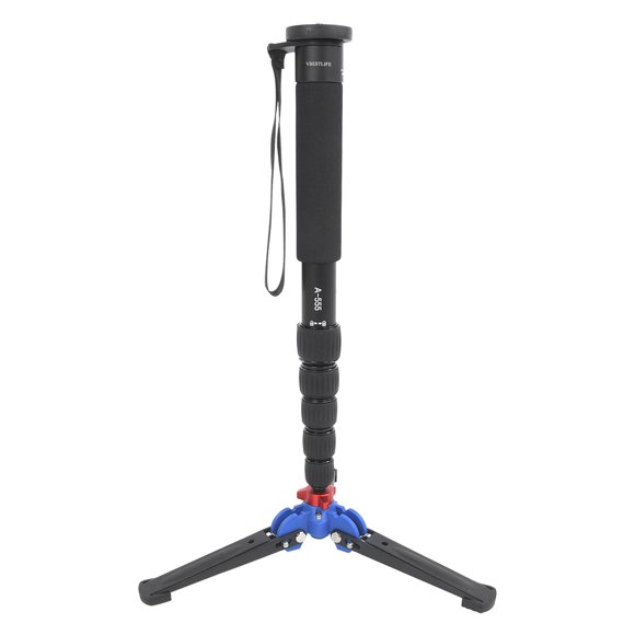 Monopode pour Appareil Photo 6 Sections, Trépied Portable Robuste, Monopode Télescopique Autoportant, Support pour Appareil Photo, Accessoire Photo Monopode