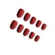 thumbnail image 3 of Qarigey 24 piezas de prensa mate de cabeza redonda pequeña en las uñas DIY uñas acrílicas artificiales Juegos de manicura 2vino tinto, 3 of 4