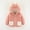 Pink, variant on Newborn Baby Rocker Jacket Girls Boys Winter Padded Warm Jacket Knitted Outerwear Hooded Bodysuit Blue 18-24 Months