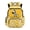 Yellow Zebra Stripe, variant on Xixirimido Kids School Backpack, 17" Large Capacity Bookbag, Multi Pockets School Bag for Boys Girls Teens Preschool Elementary Middle High School, Crack Wall Basketball