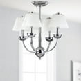 thumbnail image 2 of SAFAVIEH Yardley 4-Light Adjustable Chandelier, Chrome, 2 of 6