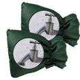 thumbnail image 4 of 6.7 X 8.26 Inches Outdoor Faucet Covers Insulated Protector For Winter Cold Weather light grey, 4 of 4
