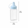 thumbnail image 2 of Mini Condiment Squeeze Bottles 1 OZ with Nozzle Caps,Portable Mini Sauce Bottles for Ketchup Mustard Mayo,Reusable Bento Box Sauce Containers,Ideal for at‑home and on‑the‑go use, 2 of 5