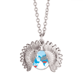 thumbnail image 1 of Vector Diagram Journey Silk Road Map Sunflower Necklace Pendant Locket Jewelry, 1 of 3