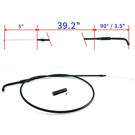 PVC Throttle Cable for Harley Road King FLHR 99‑07 FLHR/I FLHRC/I 02‑07