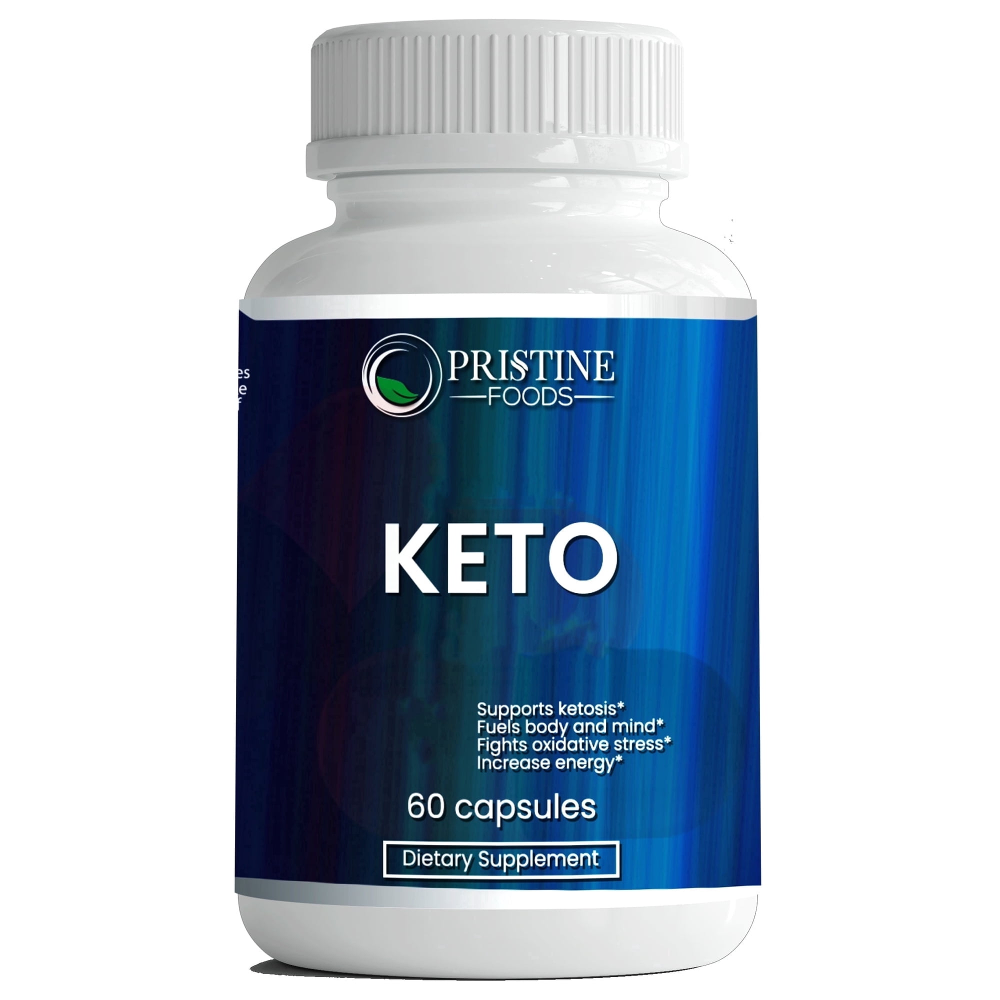 Keto Premium - Advanced Ketogenic Weight Loss Support Formula with Premium Keto Salts, 60 Capsules by Pristine Foods
