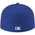 thumbnail image 4 of Men's New Era Royal Cincinnati Reds White Logo 59FIFTY Fitted Hat, 4 of 6