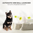 thumbnail image 4 of Automatic Ball Launcher for Dogs Interactive Puppy Pet Ball Indoor Thrower Fetch Machine, 3 Balls Included (2 inch) for Small to Medium Sized Dogs, 4 of 5