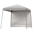 thumbnail image 2 of Costway Carpa 3 x 3 m con Patas Inclinadas Pared Lateral Desmontable Glorieta Plegable Altura Regulable con Sistema Central Bolso Gris, 2 of 10