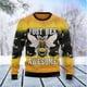 thumbnail image 5 of Suéter de moda de invierno para hombre, suéter navideño feo con estampado 3D de abejas alegres, jersey de punto cálido informal neutro M1007, 5 of 5