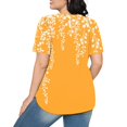 thumbnail image 5 of Fiudx Liquidación de Ofertas Flash Top Estampado con Cuello Redondo y Manga Corta Informal para Mujer a La Moda, 5 of 5