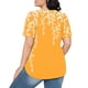 thumbnail image 5 of Fiudx Ofertas Flash Artículos En Oferta Top Estampado con Cuello Redondo y Manga Corta Informal para Mujer a La Moda, 5 of 5