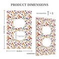 thumbnail image 3 of Kdxio Drink And Cocktail Glasses Decorator Light Switch or Receptacle Outlet Wall Plate Decorator Wall Plate Child Safe Outlet Cover-Style S, 3 of 6