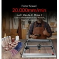 thumbnail image 2 of ORTUR Laser Engraver, Laser Master 2 S2 LU2-10A, Laser Engraving Cutting Machine, 10W Output Power Laser Cutter for DIY Metal, Wood (390x410mm), 2 of 11