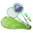thumbnail image 4 of REOFLYUP 1Pair Green Badminton Racket Set with Balls for Sports Use Durable Comfortable Handle Lightweight Design, 4 of 7