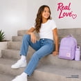 thumbnail image 2 of Real Love Girls’ Jeans – 2 Pack Stretch Denim Pull-On Skinny Fit Jeggings (7-16), size 12, Dark Flare/Light, 2 of 7