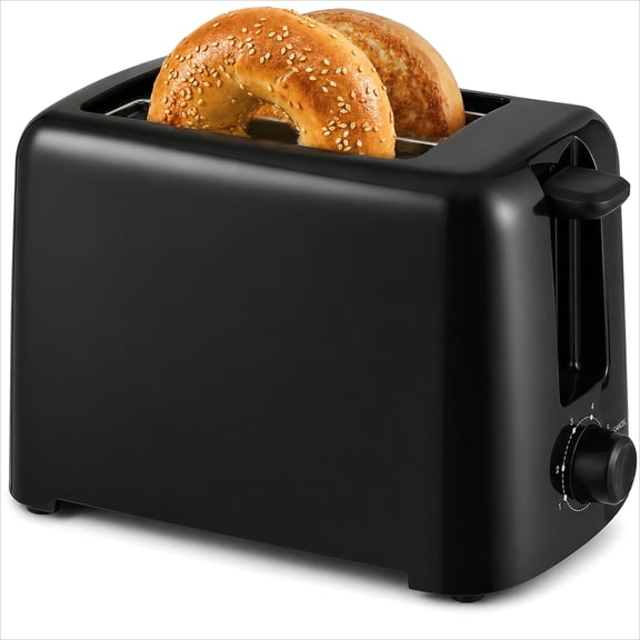 2-Slice Cool Touch Toaster – 6 Browning Levels, Extra Wide 1.25” Slots for Bagels & Thick Bread, Cancel Function