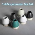 thumbnail image 2 of Japanese Ceramic Matcha Green Tea Chasen Holder Stand Bowl Bamboo Whisk Grinder Brushes Tea Tools Holder Tea Accessories Teaware, 2 of 5
