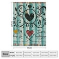 thumbnail image 4 of BCIIG Faith Hope Love Warm Lightweight Blanket Soft Fleece Blankets Throw Blanket Living Rooms Sofa Decor Cow Gifts All Seasons - Flannel Material Blanket 50x60in, 4 of 6