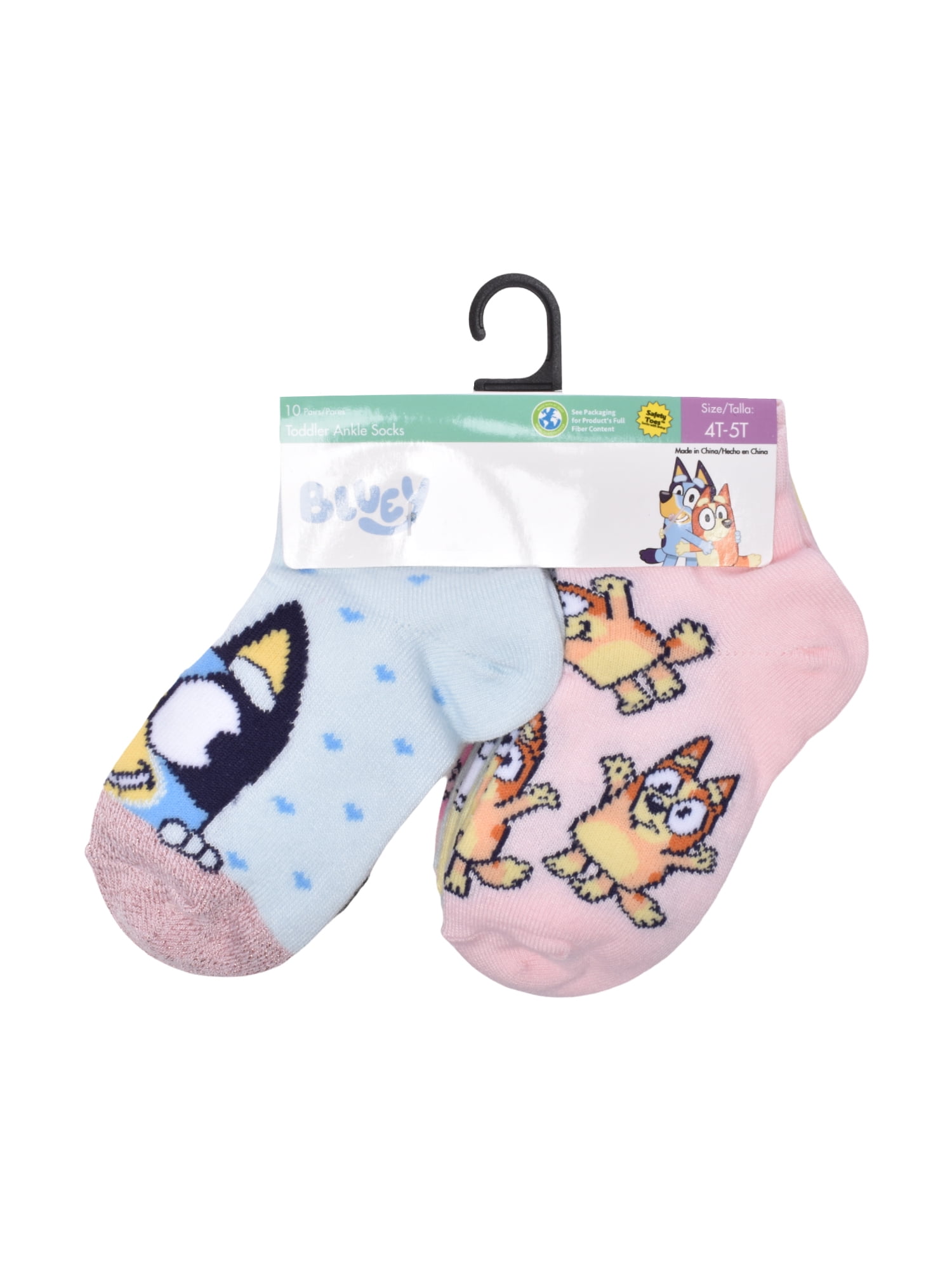 Character Toddler Ankle Socks, 10-pack, Sizes 12M- 5T