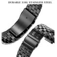 thumbnail image 3 of LEIXIUER Stainless Steel Metal Band and Case Compatible with Apple Watch Band and Covre 41mm 40mm Ultra 49mm 45mm 44mm, Men Metal Protective Bumper Cover for iWatch Series 9 8 7 SE 6 5 4 3 2 1, 3 of 6