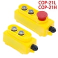 thumbnail image 3 of COP-21H / COP-21 Rain Proof Lifting Button Box Emergency Stop Button Switch 2.2KW Direct Control Electric Hoist Switch 250 ,Humanized Design, 3 of 7