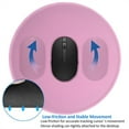 thumbnail image 4 of Disketp Pink Small Mouse Pad 7.9x7.9 Inches,Washable Round Mousepad For Office Laptop Computer,Non-Slip Rubber Base Mouse Pads For Wireless Mouse, 4 of 9