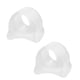 thumbnail image 5 of Seitruly Plantillas separadoras de dedos de los pies, almohadilla para el cuidado del pie ortopédico, corrector de Hallux Valgus, 2 uds. Transparente S 2piezas Seitruly  CBP170528, 5 of 6
