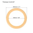 thumbnail image 2 of Unique Bargains Piston Ring Universal Air Compressor Replacement Part 69.6mm OD 48mm ID 1mm Thickness Fluorescent Yellow 1Pcs, 2 of 6