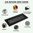 thumbnail image 4 of Achtek Air Return 2"x10" (Overall Size 4"x12") | Cast Aluminum Air Grille | HVAC Duct Cover for Home Ventilation, 4 of 12