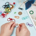 thumbnail image 4 of 1Set DIY Keychain Kits including Zinc Alloy Spring Gate Rings & Lobster Claw Clasps Iron Bell Charm Mixed Color 16x9x4mm Hole: 1.8mm 4 colors 2pcs/color 8pcs, 4 of 6