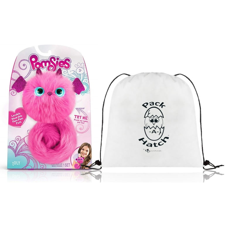 Pomsies Zoey Dragon Plush w Exclusive Pack a Hatch
