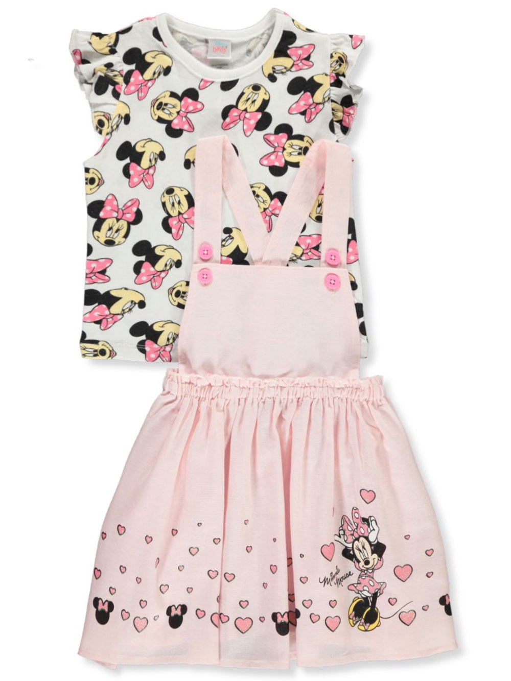 Disney Minnie Mouse Baby Girls' Expression Print 2Piece Dress Set