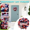 thumbnail image 2 of 4th of July Decorations 2024! FNYOXU Independence Day Wreath Porch Decoration Front Door Outdoor Hanging Wreath Decor, 2 of 9