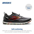 thumbnail image 3 of Brooks Men’s Cascadia 18 GTX Waterproof Mountain Trail Running Shoe - Blackened Pearl/Black/Tomato - 10 Medium, 3 of 6