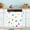 Balloons and Dots, variant on Haosy Dishwasher Magnet Cover Magnetic Fridge Door Cover Home Kitchen Decor Blue Bones 23"x 26"
