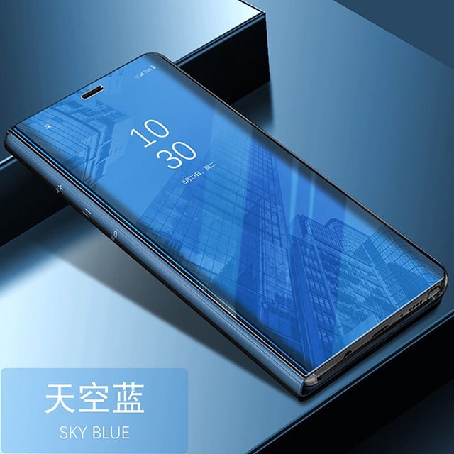 Funda inteligente para Xiaomi Redmi 8 8A 5 Plus Mi A1 A2 A3 8 Lite Redmi Note 5 6 Pro Note 4 4X 3 5A, funda con espejo, funda con tapa para teléfono Tan Jianjun unisex