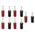 thumbnail image 3 of Plug 5 Set Banana Plug Nickel Plated Brass Pin Straight for Inner Spring Panel Socket J.10001 2mmRed Black, 3 of 7
