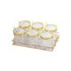thumbnail image 4 of Tarro de condimento de cocina con bandeja Condimento Recipiente de condimento Botes de condimentos Frascos de especias Juego de tarros de condimento 6 cuadrícula BLESIY Contenedor de especias, 4 of 8