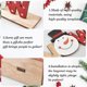 thumbnail image 4 of Decoración de mesa navideña de madera Carta navideña Navidad Bonhomme Nieve Adorno de Papá Noel Decoración de la casa Decoración de chimenea familiar Decoración, 4 of 5