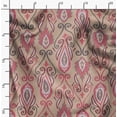 thumbnail image 2 of Soimoi Orange Fabric - By the Yard - 42 Inch Wide - Ikat Fabric - Elegant and Traditional Patterns for Stylish Creations Printed Fabric, 2 of 6