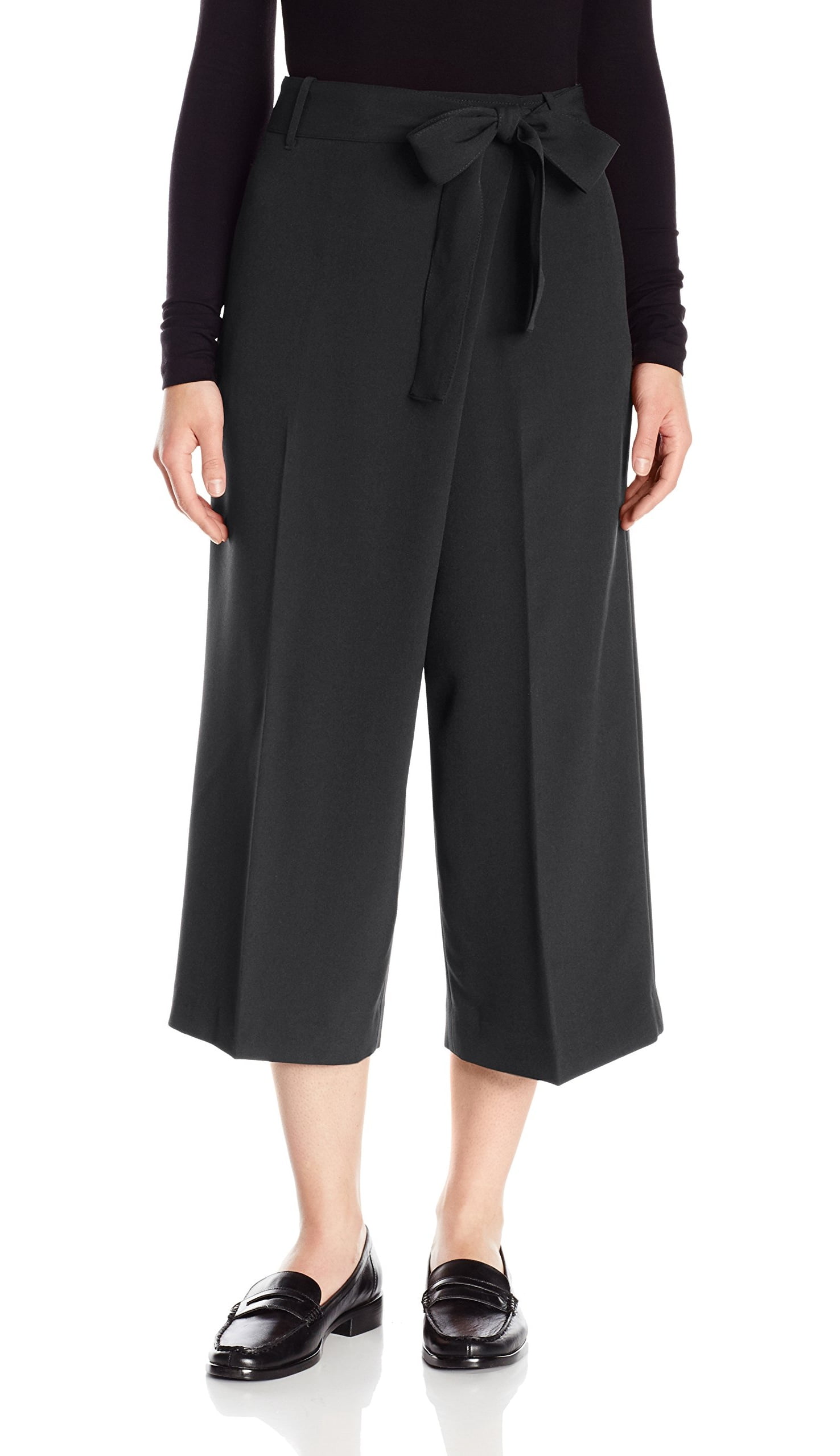 anne klein pants with gold buttons